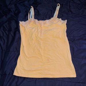Y2K lace layered tank top